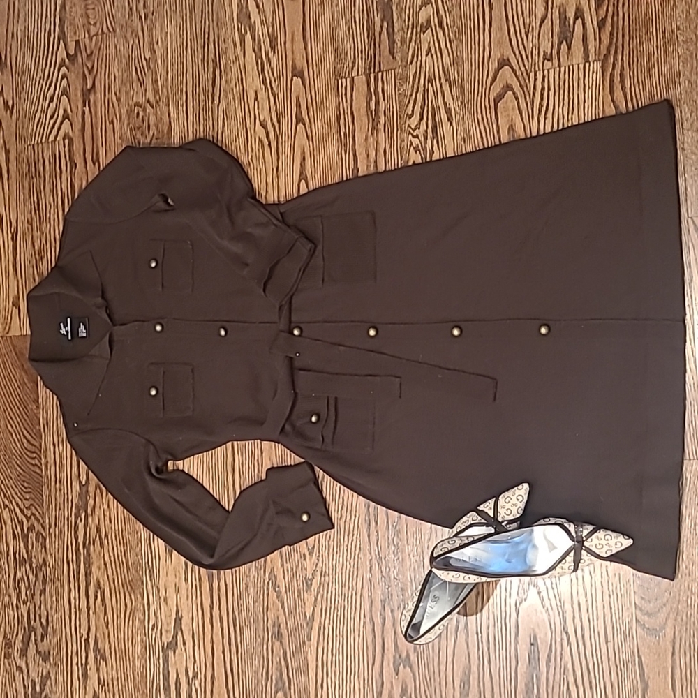 Beautiful brown knee length dress